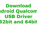 Download Android Qualcomm USB Driver 32bit and 64bit