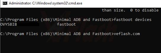 Fasboot Devices Command