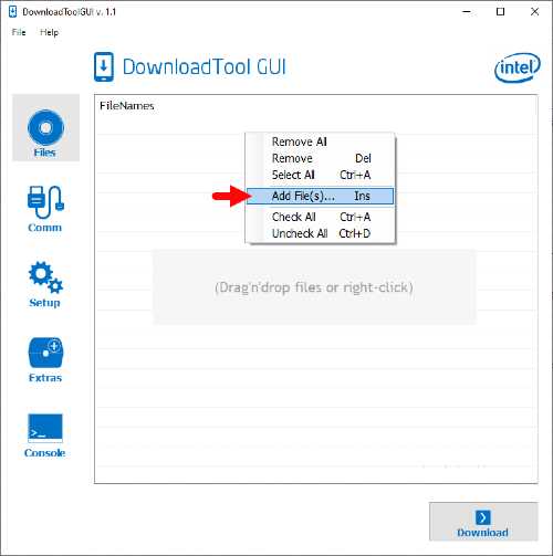 How to Flash Advan X7 Firmware via Intel DownloadTool GUI